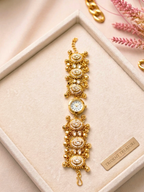 Traditional Pearl Indian Watch Bracelet