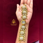 Traditional Pearl Indian Watch Bracelet