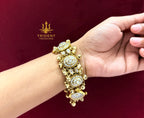 Traditional Pearl Indian Watch Bracelet