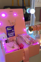 Pretty Gift Hamper (Jewellery + Kashmiri watch +16 Pieces bangle set)