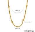 Box chain necklace