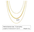 3 layer gold chain
