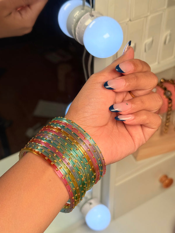 Glitter Kashmiri Bangles